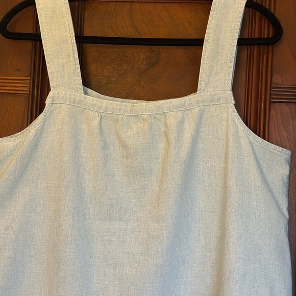 J Crew Light Blue Denim Top - Picture 2 of 5